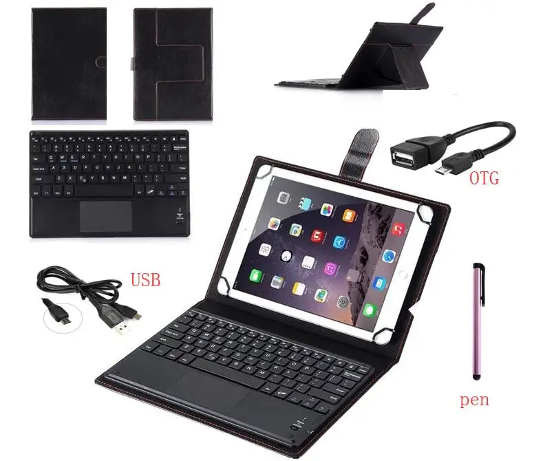 

Smart Case for Lenovo TAB 4 10 TB-X304F X304N X304L Tablet Keyboard Bluetooth Keyboard Cover Tab4 TAB 4 10 Plus TB-X704F + Pen