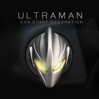 ultraman car one click start button to protect the ignition switch in the car the decorative ring metal general