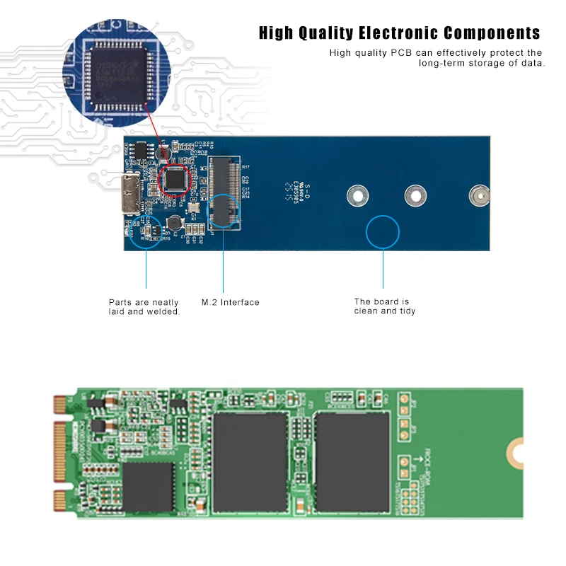 M.2 к USB Мобильный HDD Enclousure для 2 5 дюймового жесткого диска SATA X-Best |