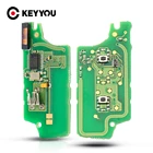 KEYYOU для Peugeot 207 208 307 308 408 Partner для CITROEN C2 C3 C4 C5 ASKFSK дистанционный ключ электронная печатная плата 23 кнопка