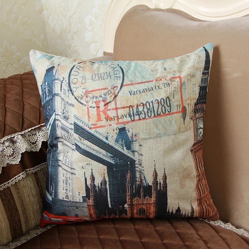 Английская литература графическая Подушка с 3d рисунком цифр чехол для подушки