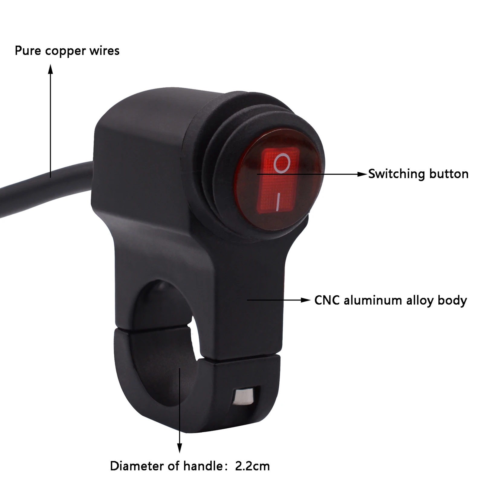 Универсальный Водонепроницаемый Мотоцикл головной светильник тумана