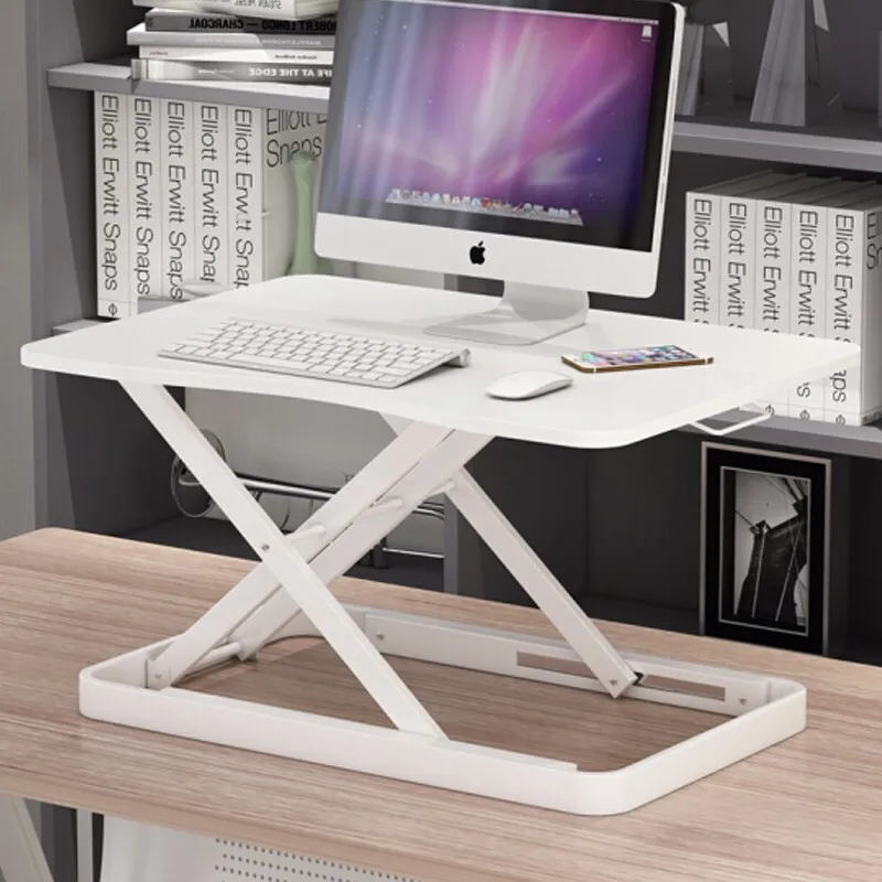 Стол компьютерный в пневматическом стиле, подъемный столик, складной, для кровати, простой, для ноутбука, для ленивых, для учебы