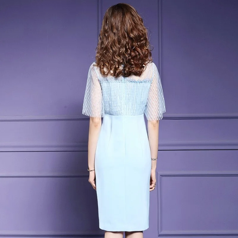 Женский стиль знаменитостей платье 2019 новый сексуальный разрез бисером платья