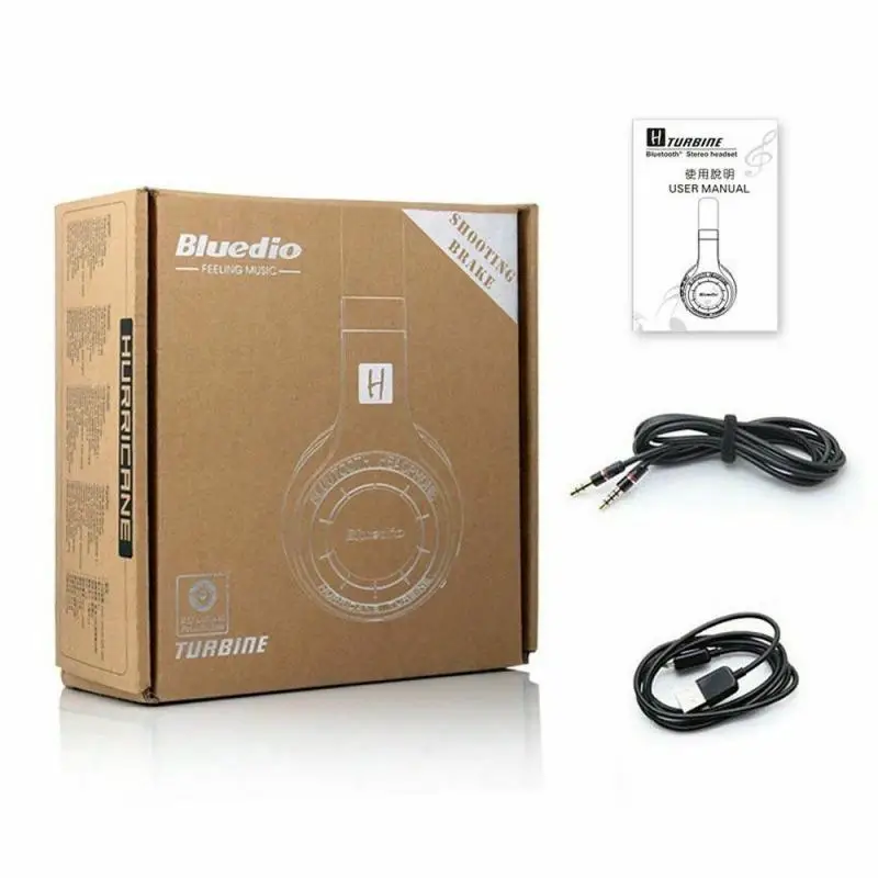 Беспроводная стереогарнитура Bluedio Turbine Hurricane H Bluetooth 4 1 для IOS Android и Windows |
