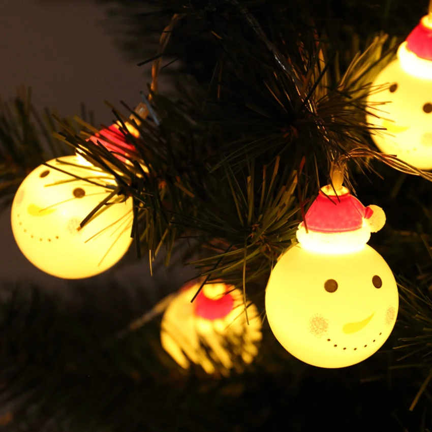 Новый Санта Клаус лампа струна Водонепроницаемый светодиодный светильник