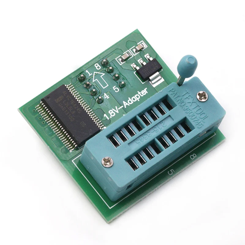 1.8V adapter for motherboard SPI Flash SOP8 DIP8 W25 MX25 use on programmers TL866CS TL866A EZP2010 EZP2013 CH341 | Электронные
