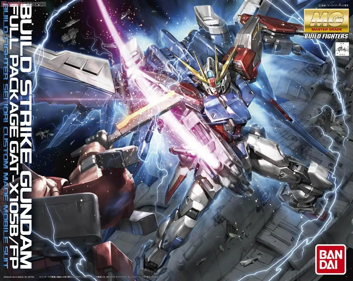 Оригинальная служба закупки Bandai Gundam Mg 1/100 мобильный костюм Build Strike сборные модели