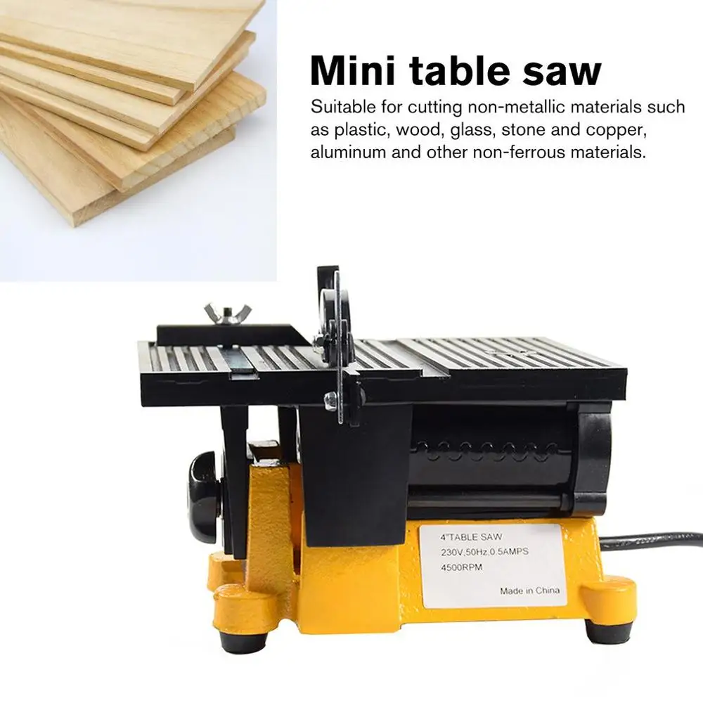 Фото Mini Table Saw Blade Manual Woodworking Cutting Machine 5000RPM Tool With 101mmx24T Circular EU/US Инструменты Mini Table Saw Blade Manual Woodworking Cutting Machine 5000RPM Tool With 101mmx24T Circular EU/US Инструменты