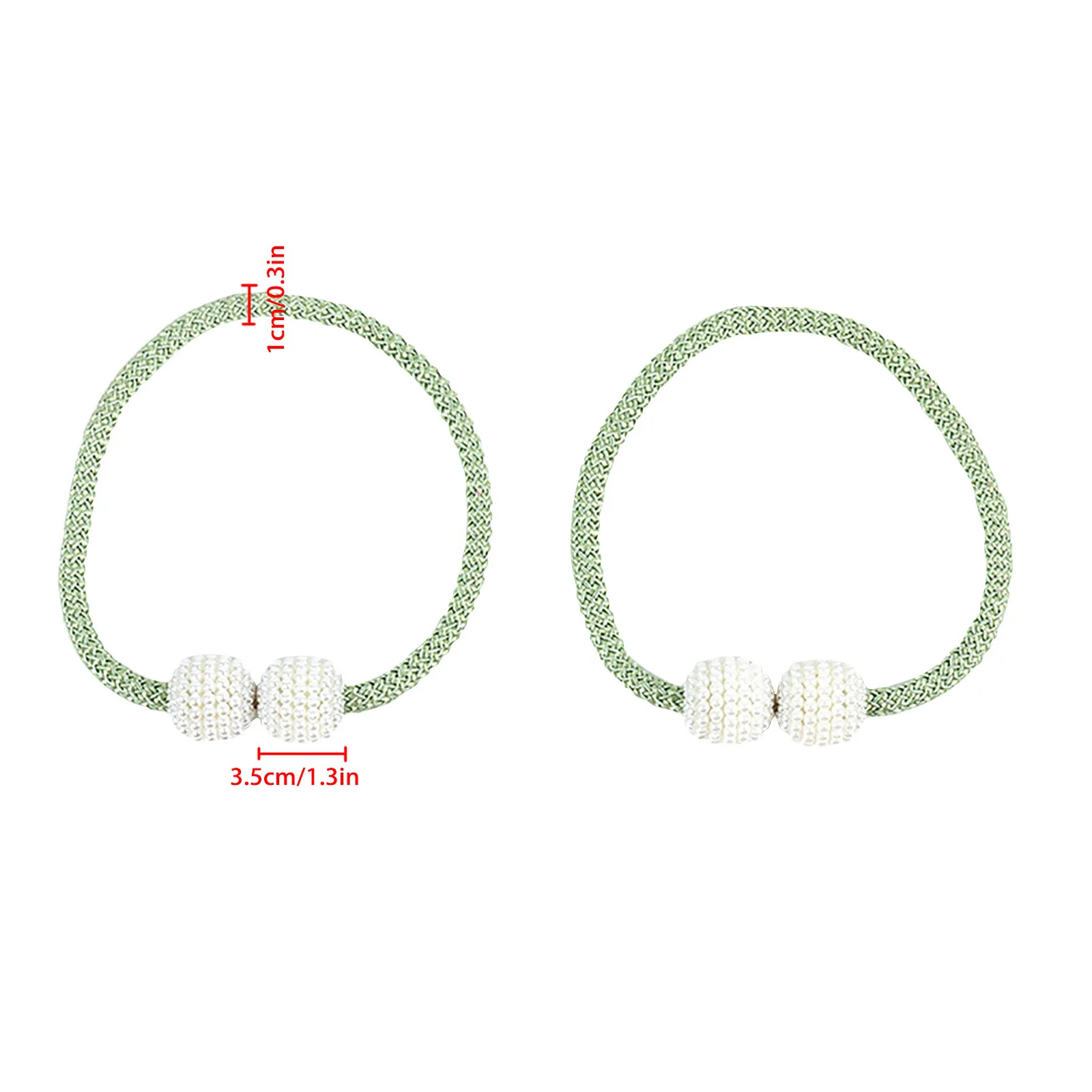Magnetic Curtain Tieback Buckle Strap Holdbacks Magnet Clip For Decorative Rod Tie Backs Hanging Belts Rope Accessoires | Дом и сад