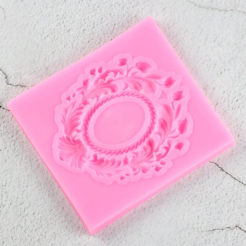 DIY рамка границы силиконовые формы гирлянда листья капкейк Топпер инструменты