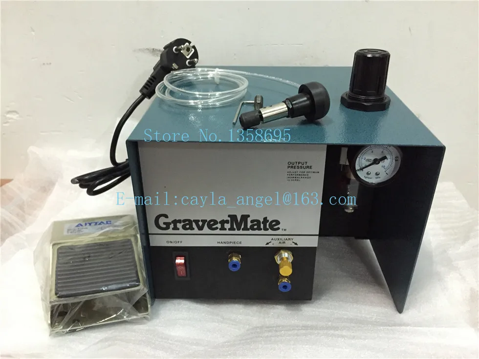 Diy Crafts TO Graver Helper Pneumatic Jewelry Engraving Machine Single Ended Graver Tool   Jewel Making Equipment