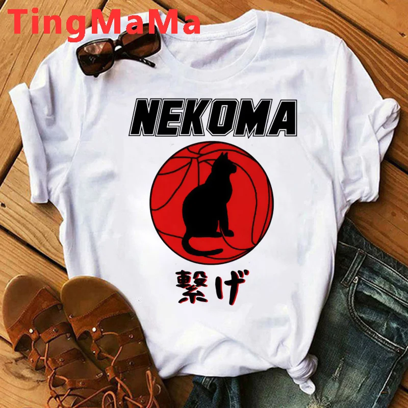 Топ Oya Haikyuu Kuroo Nekoma футболки мужская футболка tumblr 2020 уличная одежда Харадзюку