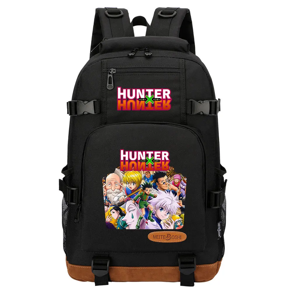 

New Kawaii Anime HunterxHunter Boys Girls Kids School Book Bags Women Bagpack Teenagers Canvas Men Laptop Travel Backpack