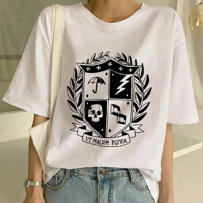 Ча ча Диего Ваня Эллисон Umbrella Academy футболки Для женщин футболка короткий рукав