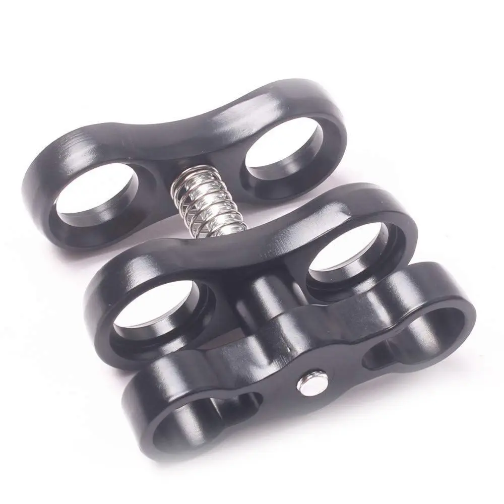 

Алюминиевый CNC 1-дюймовый зажим-бабочка для дайвинга, аксессуары для подключения к руке, зажим-адаптер на 360 градусов, держатель кронштейна д...