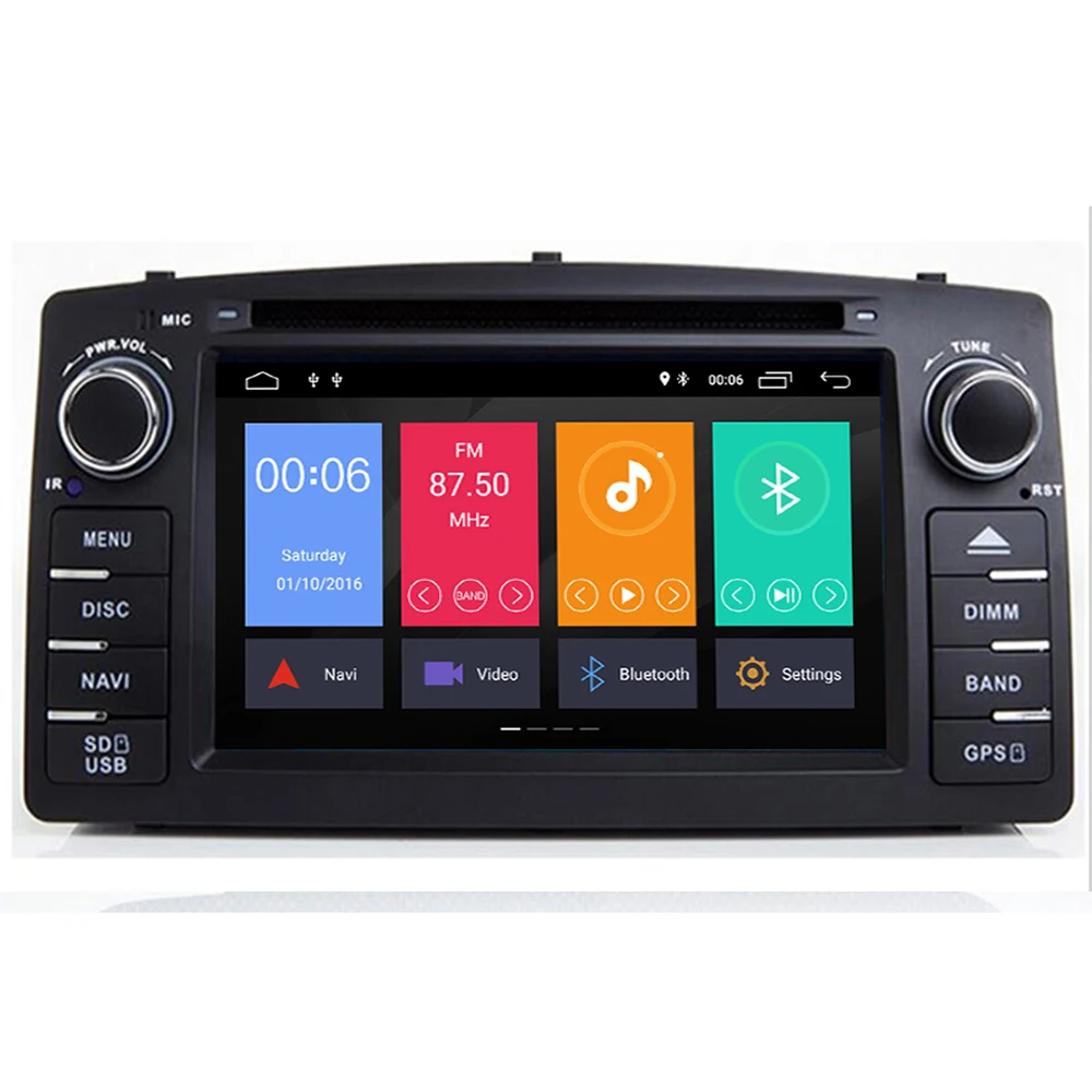 2 Din Android 10GPS Radio Car Multimedia For Toyota Corolla E120 BYD F3 2001 2002 2003 2004 2005 2006Head Unit StereoNavigation |