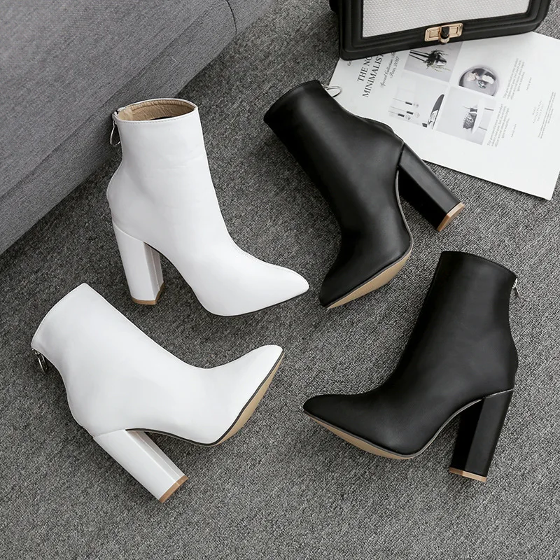 Новинка классические модные женские ботильоны сезон осень винтажные