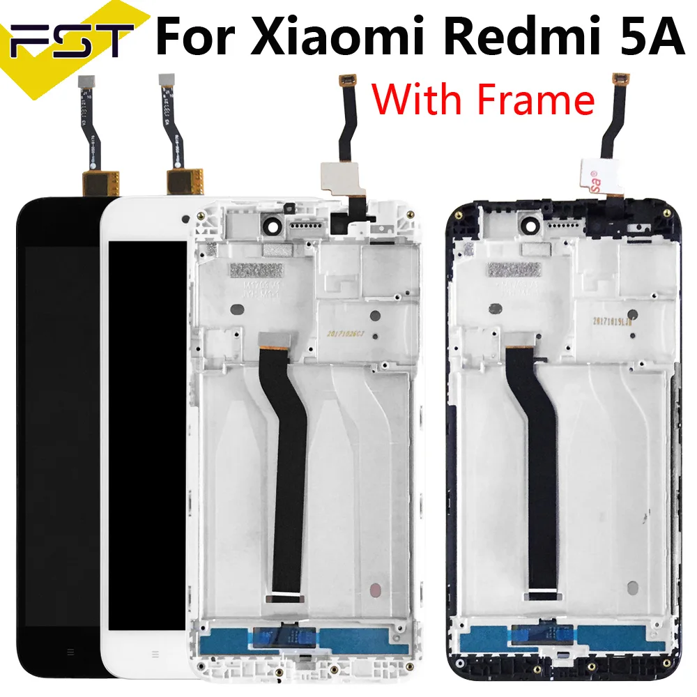 Для Xiaomi Redmi 5A ЖК-дисплей сенсорный экран тест хороший дигитайзер сборка с рамкой