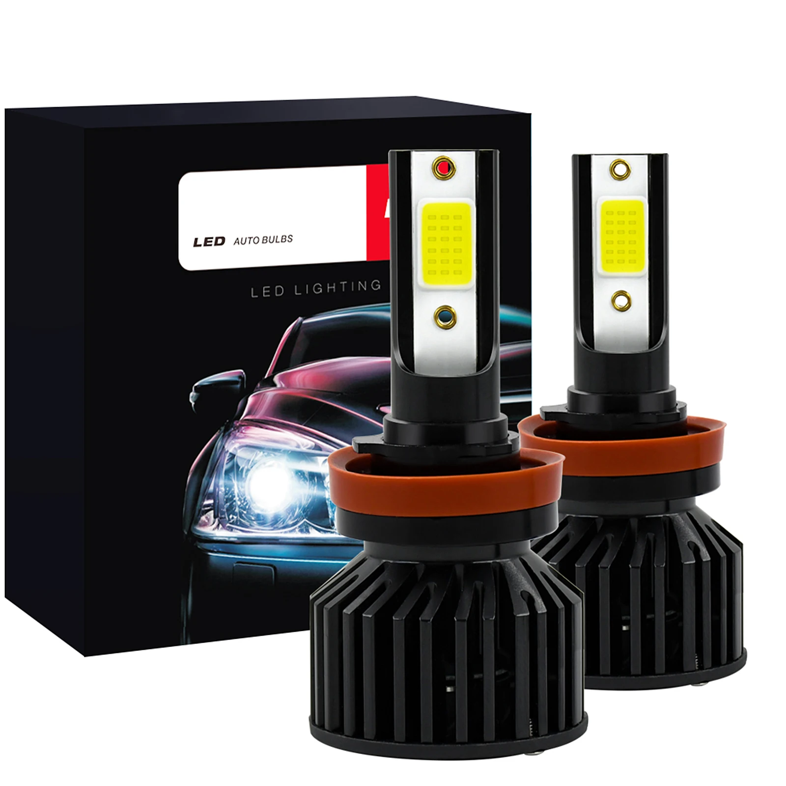 

Car LED Headlights Bulbs H1 H4 H7 H11 9005 9006 V10 Spotlight 8000LM 40W Car Light 6000K Headlamp 1 Pair