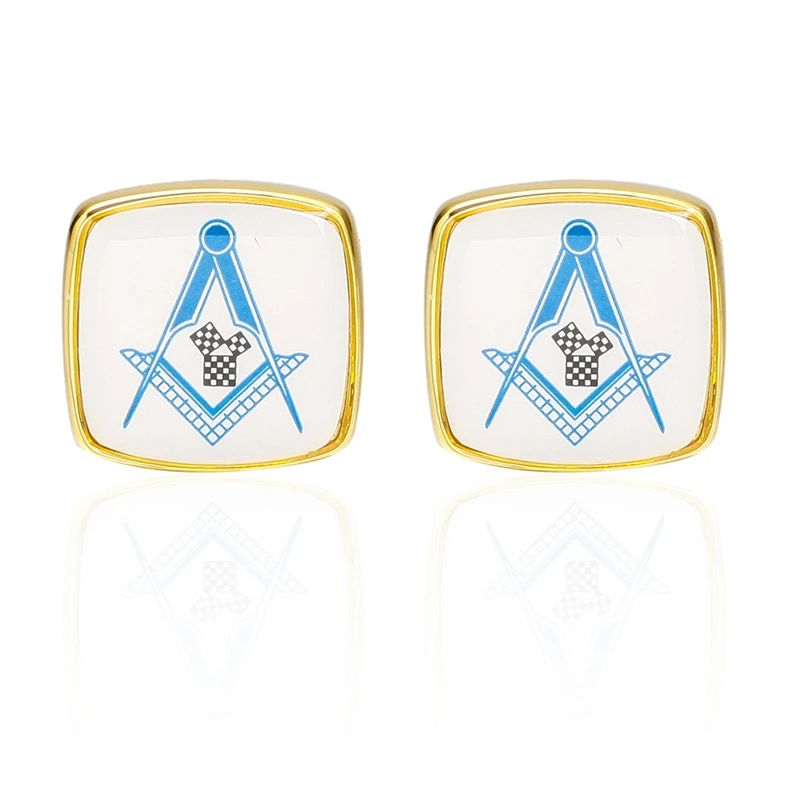 Роскошные Рубашки мира запонки в виде карты для мужчин бренд манжеты Кнопка de