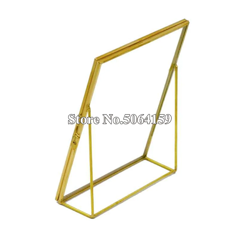 Набор из 4 античных латунных фоторамок для семейного портрета Современная