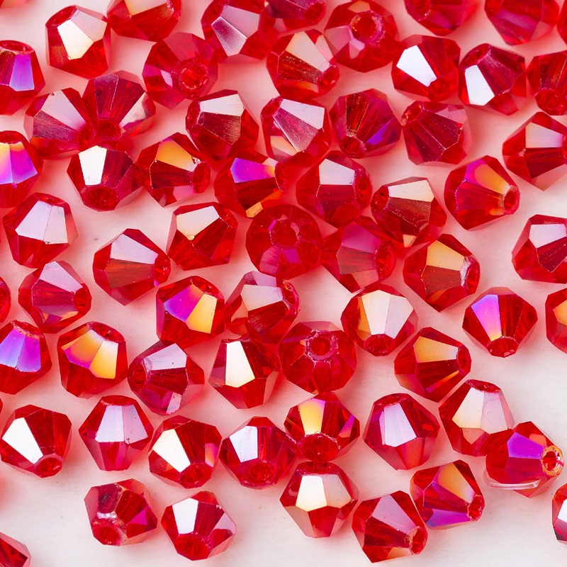 Новый двухкомпонентный хрустальный бисер Taidian 4 мм браслеты ограненные свободные