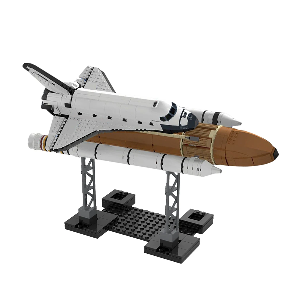 

Buildmoc 16014 City Space high-tech Shuttle Rocket Launch Center Shuttle Expedition Astronaut Figures Building Blocks Toys Gifts