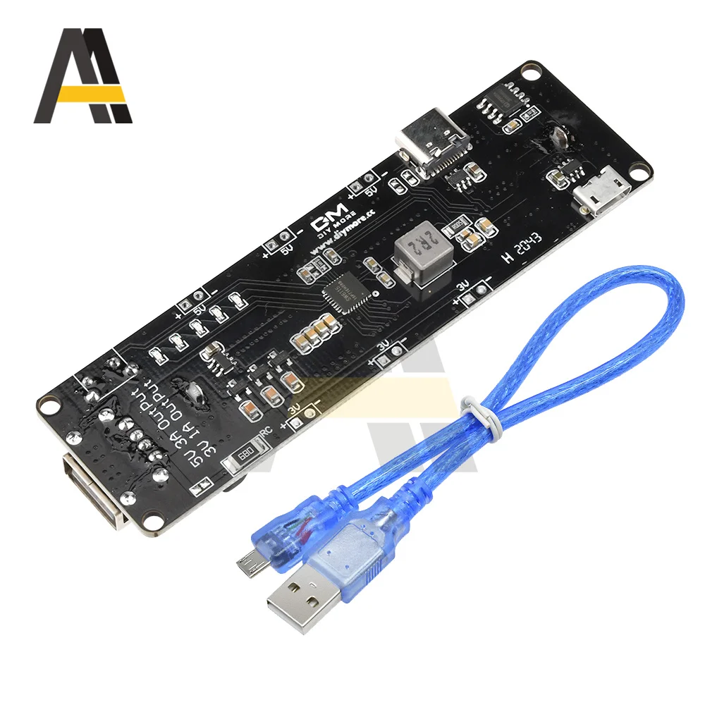 ESP32 18650 литиевая Φ V3 мобильный модуль платы расширения мощности 5В/3A 5В/2A 3В/1A Micro USB