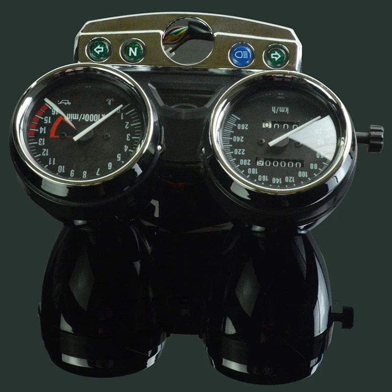 

Motorcycle Speedometer Tachometer Odometer Gauge Cluster Meter for Kawasaki ZRX400 ZRX750 ZRX1100 1998-2008 260 Version