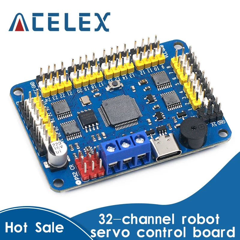 Новая версия 32 канальный робот Серводвигатель управления серводвигателем PS 2