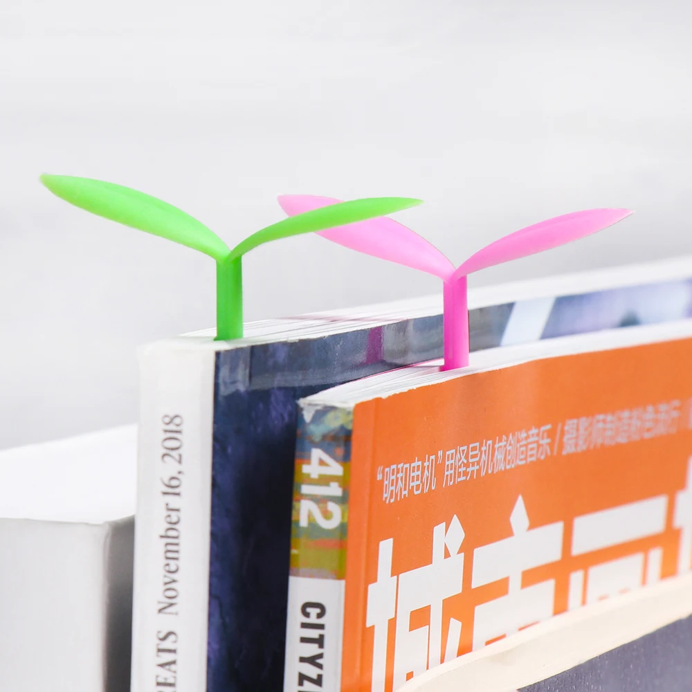 1 шт. симпатичная силиконовая трава Закладка для книг маленькая закладки блокнот