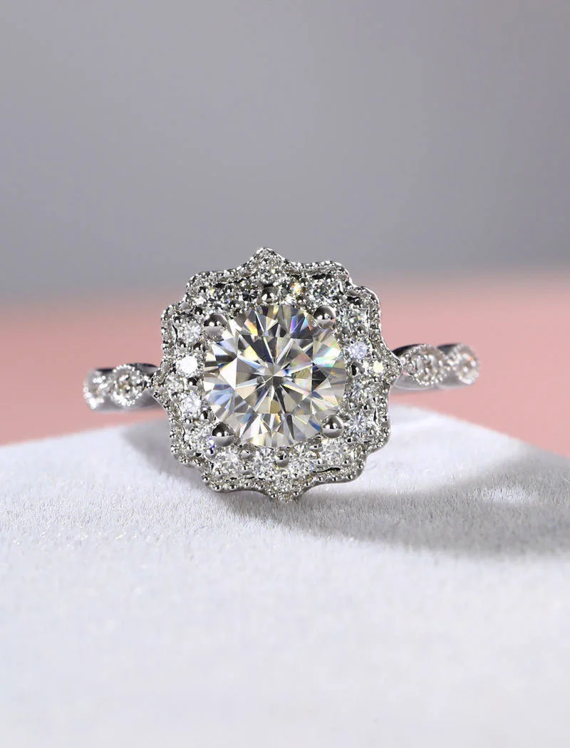 

Vintage Rings For Women Art Deco Cubic Zirconia Simple Finger Fine Jewelry Bridal Wedding Engagement Anniversary Gift KYRA0565