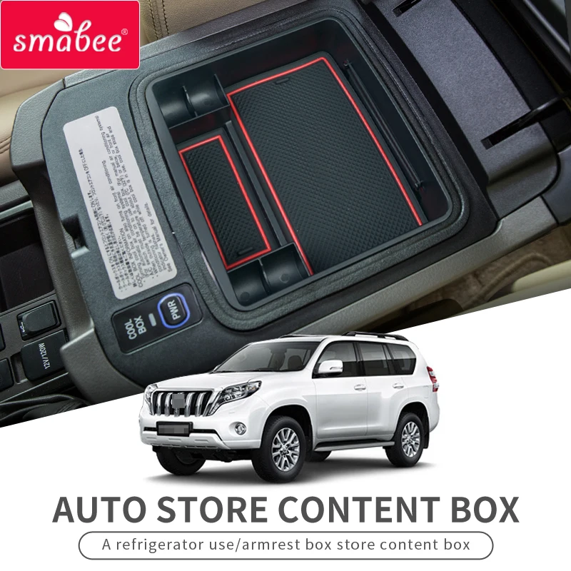 Центральный подлокотник для Toyota Land Cruiser Prado 150 2010 ~ 2019 FJ FJ150 внутренняя Нескользящая