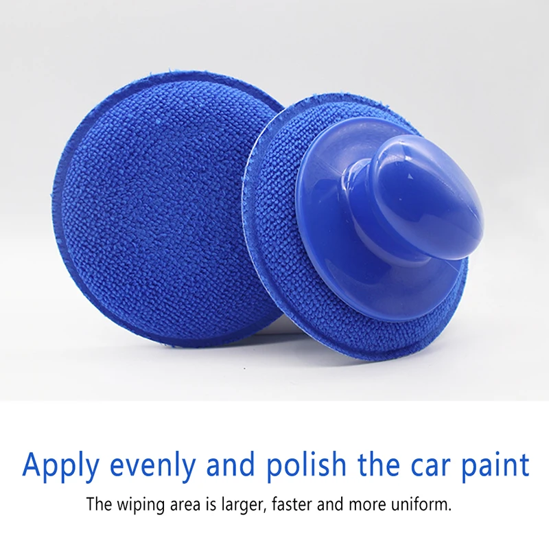 

Искусственная синяя губка для чистки автомобиля, искусственная губка для мытья автомобиля, воск, полированная губка, три набора