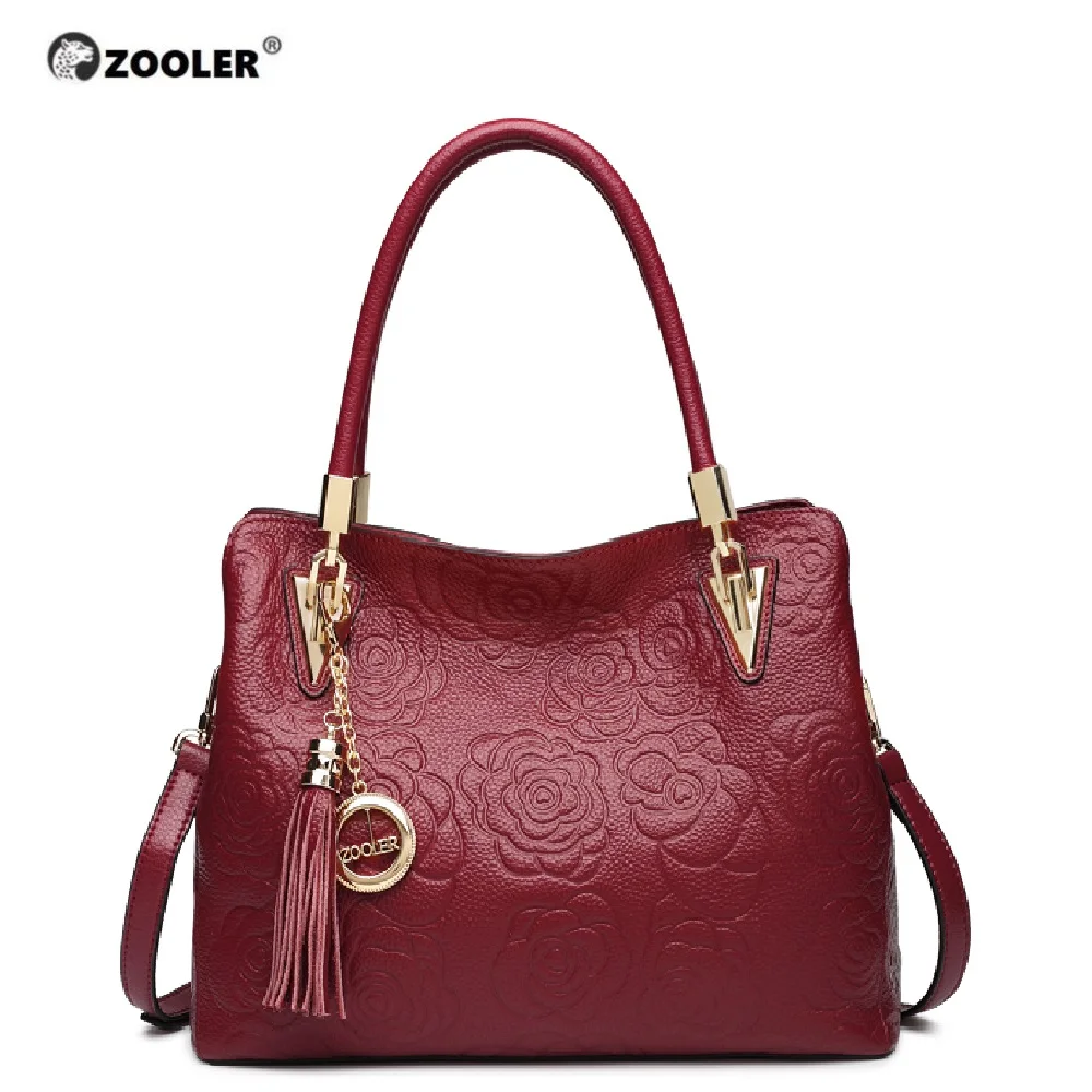 ZOOLER 2019 популярные сумки из натуральной кожи женская кожаная сумка тоут Брендовая