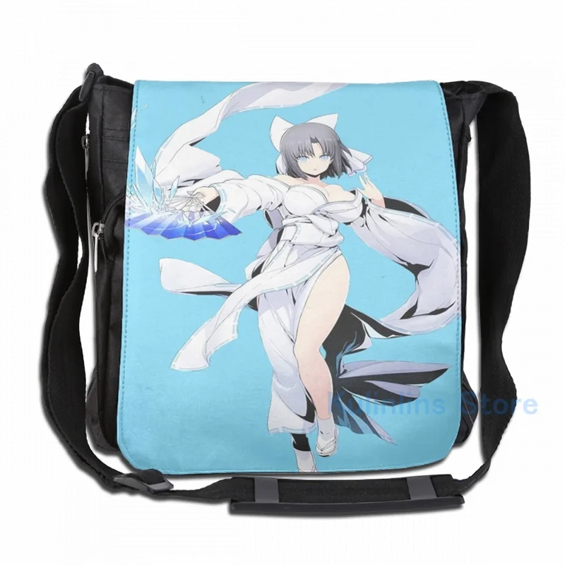 Забавный графический принт Senran Kagura Yumi Ice USB-зарядка Рюкзак Мужские школьные сумки