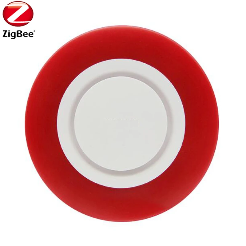 hs2wd e red flashing zigbee alarm strobe siren works with conbee smartthings home assistant kaku free global shipping