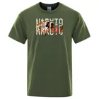 Мужская хлопковая футболка Tyburn, крутая футболка в стиле японского аниме Наруто, модная футболка в стиле Харадзюку в стиле хип-хоп, лето 2019