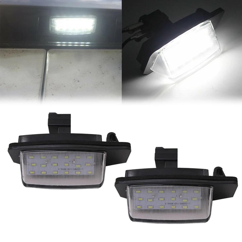 2 шт. 12V 3W LED Canbus номерной знак светильник лампы для Mitsubishi Outlander 2006 высокая скорость