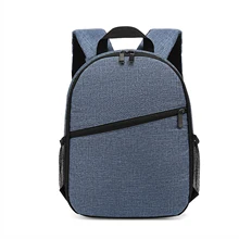 Outdoor Carrying Anti Shock Dual Shoulder Photography Full Protection Storage Bag Scratchproof Camera Backpack With Compartment