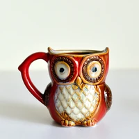 newyearnew owl mugs cup ceramic arts crafts furnishing articles gifts household items sitting room decorate desktop decoration
