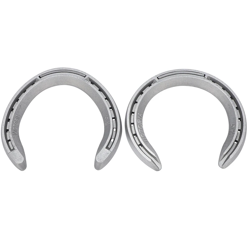 

4Pcs 5 Horse Equipment Aluminum Alloy Horseshoes 2 Front + 2 Rear Farrier Tools for Tournament Play