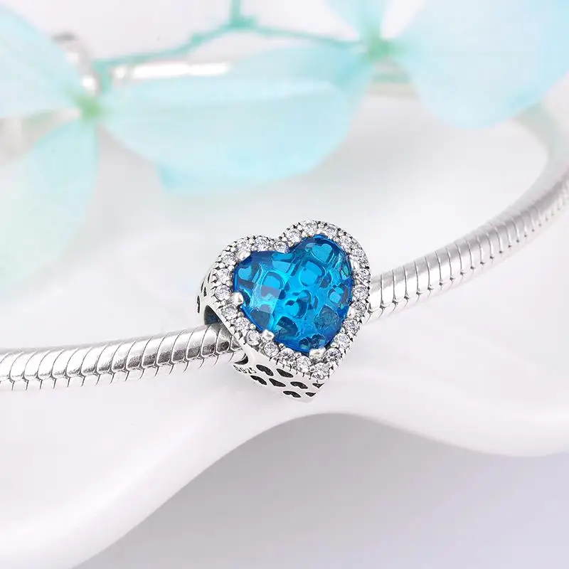 Горячая Распродажа 925 пробы серебро крылья ангела перо сердце Форма драгоценные