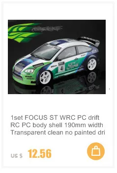 1 Набор BLITZ ER34 1/10 drift RC PC корпус 195 ширина прозрачный чистый не окрашенный drift корпус RC hsp hpi trax Tamiya
