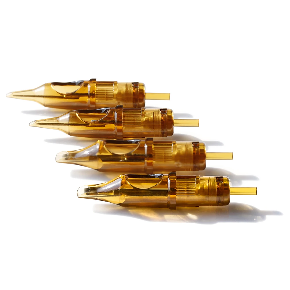 Новая одноразовая стерилизованная безопасная тату игла RL RS RM M1 для перманентного