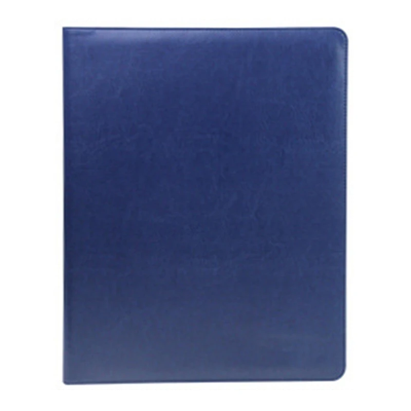 

A4 File Folder with Calculator Binder Organizer Manager Office Document Pad PU Leather Folder Briefcase