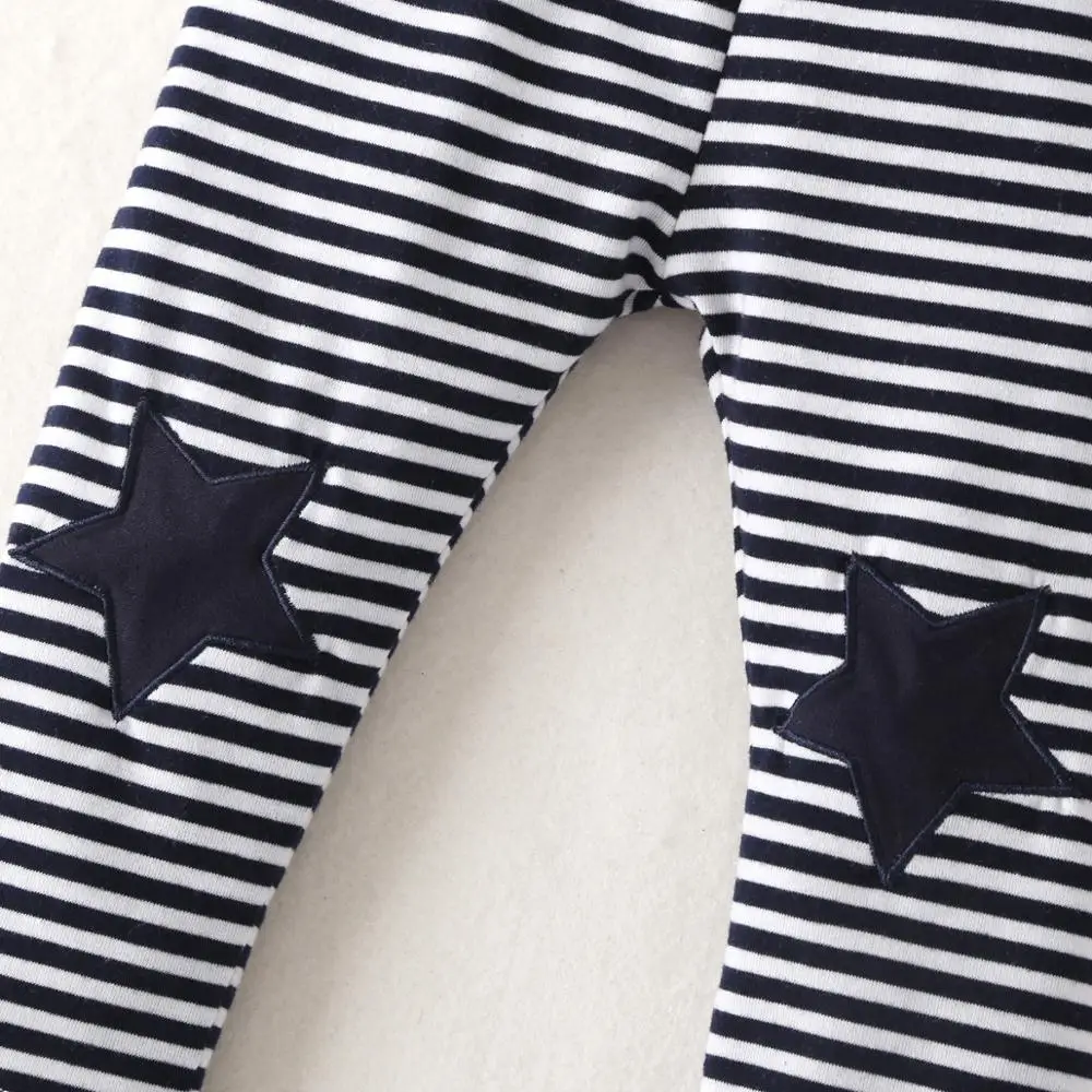 Комплект одежды для маленьких мальчиков из 3 предметов: боди с принтом HELLO WORLD и