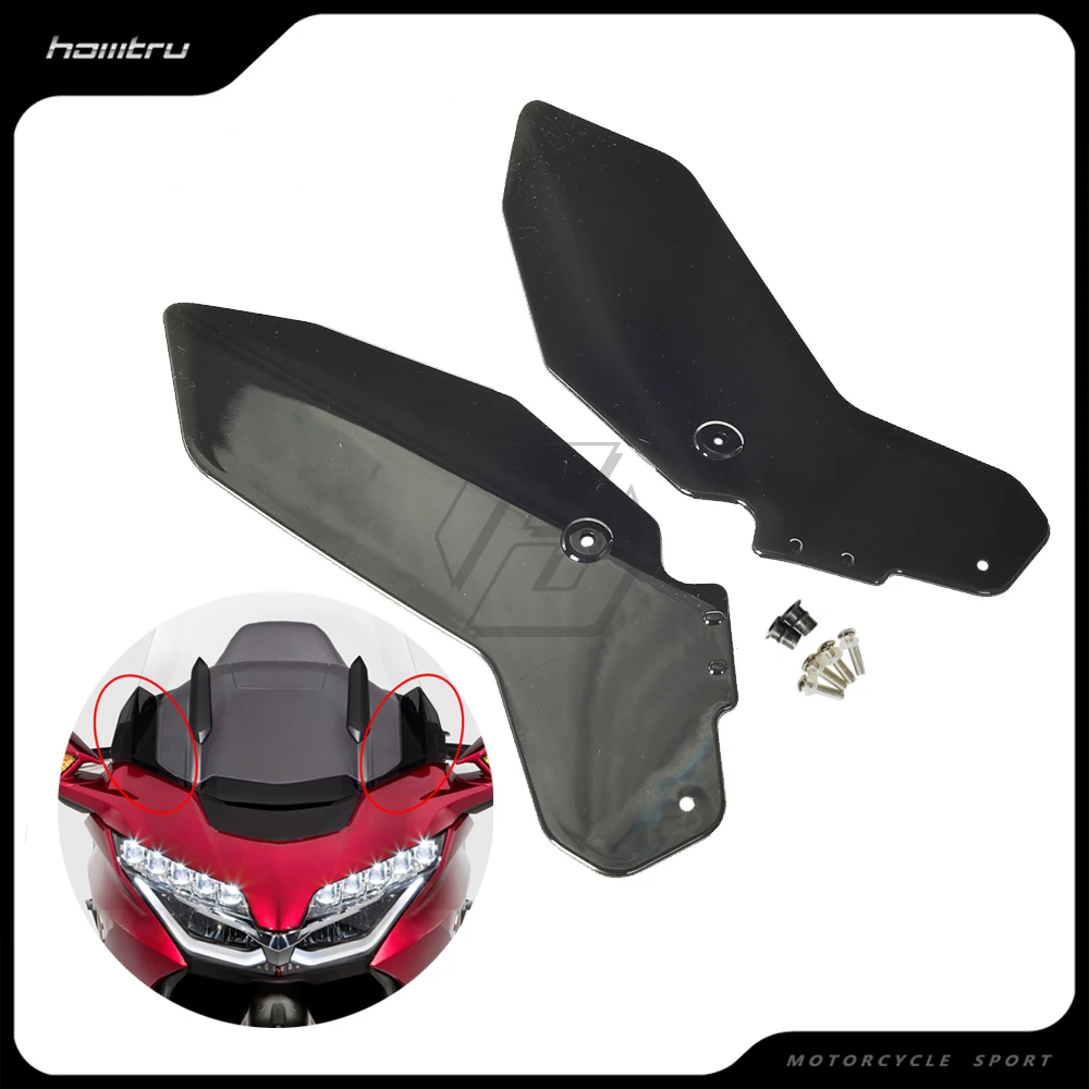 

Smoke Motorcycle Windshield Side Fairing Windscreen Case for Honda Goldwing GL1800 GL 1800 2018 2019