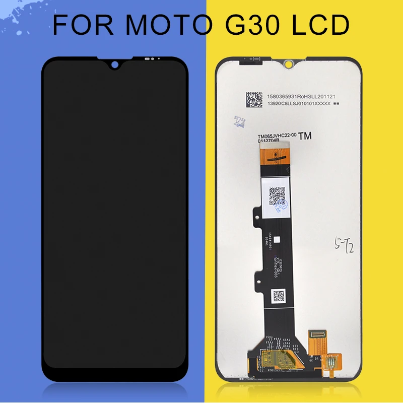 

Dinamico 6.5inch Display For Motorola Moto G30 LCD Touch Panel Screen Glass Digitizer Assembly Free Shipping